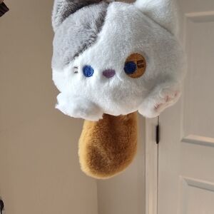 Plush Cat Keychan- Multicolor